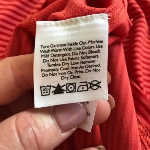 Eddie Bauer Sport Small Short Sleeve Workout Top - Picture 6 of 7